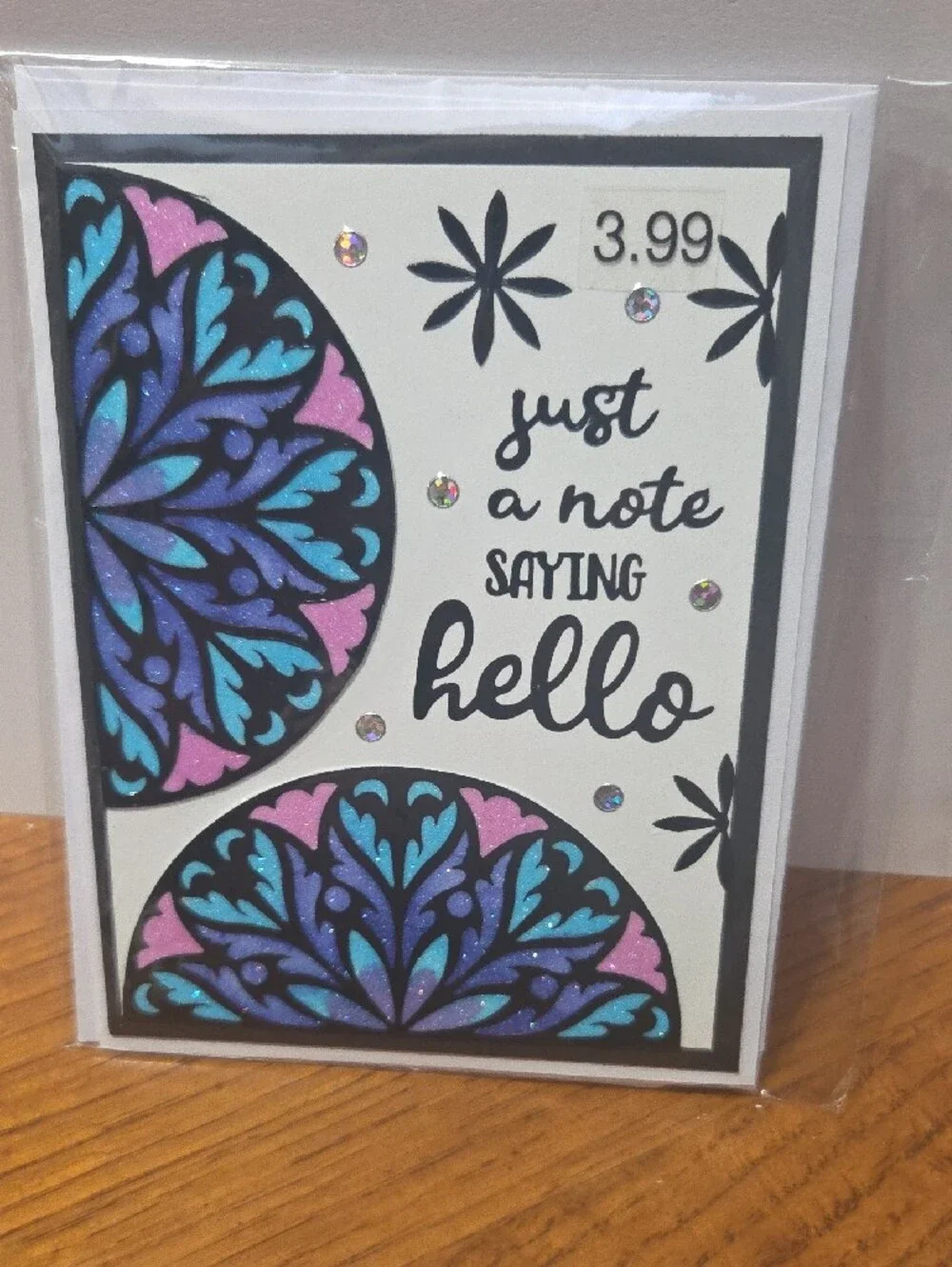 4 Assorted Handmade Greeting Card Set